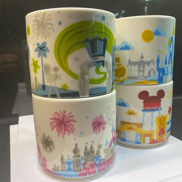 Starbucks Disney Mugs. hollywood. epcot. magic YAH - Picture 3 of 16